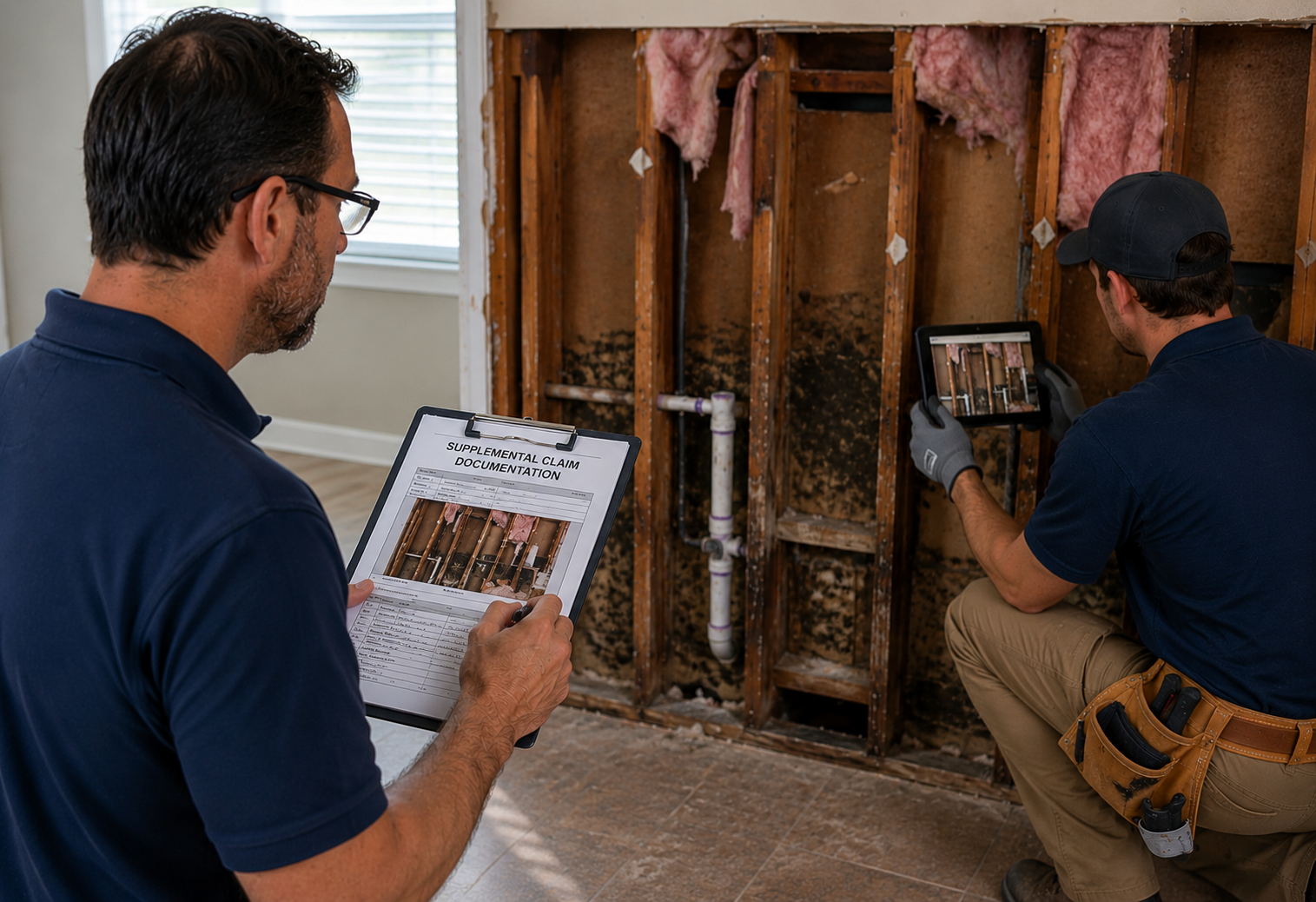 Insurance Claims Inspection Supplemental Claim Documentation
