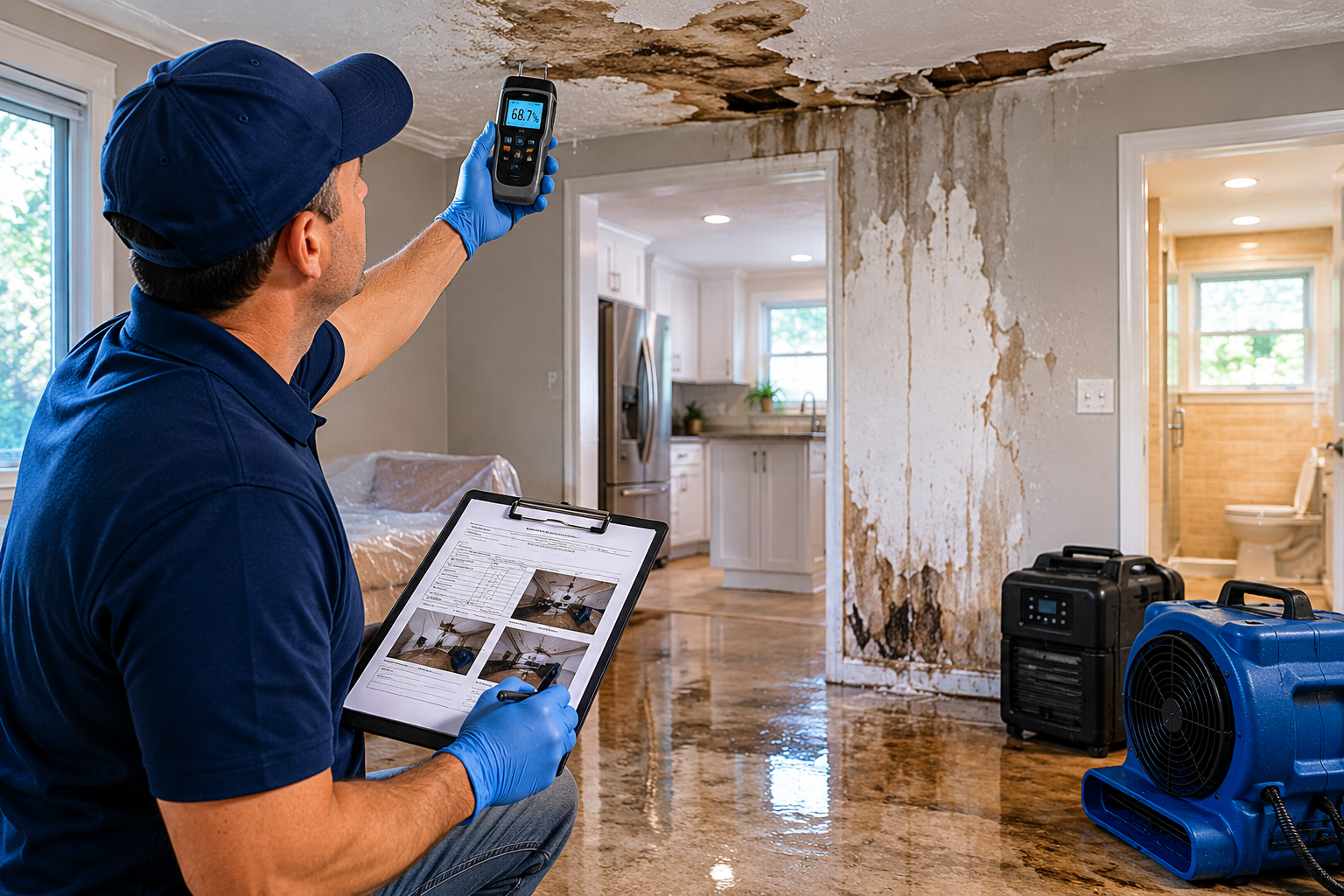 Odor Investigation Water Damage Insurance Claims