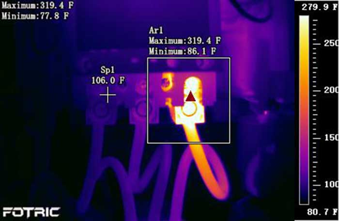 thermal infrared hot connection 700